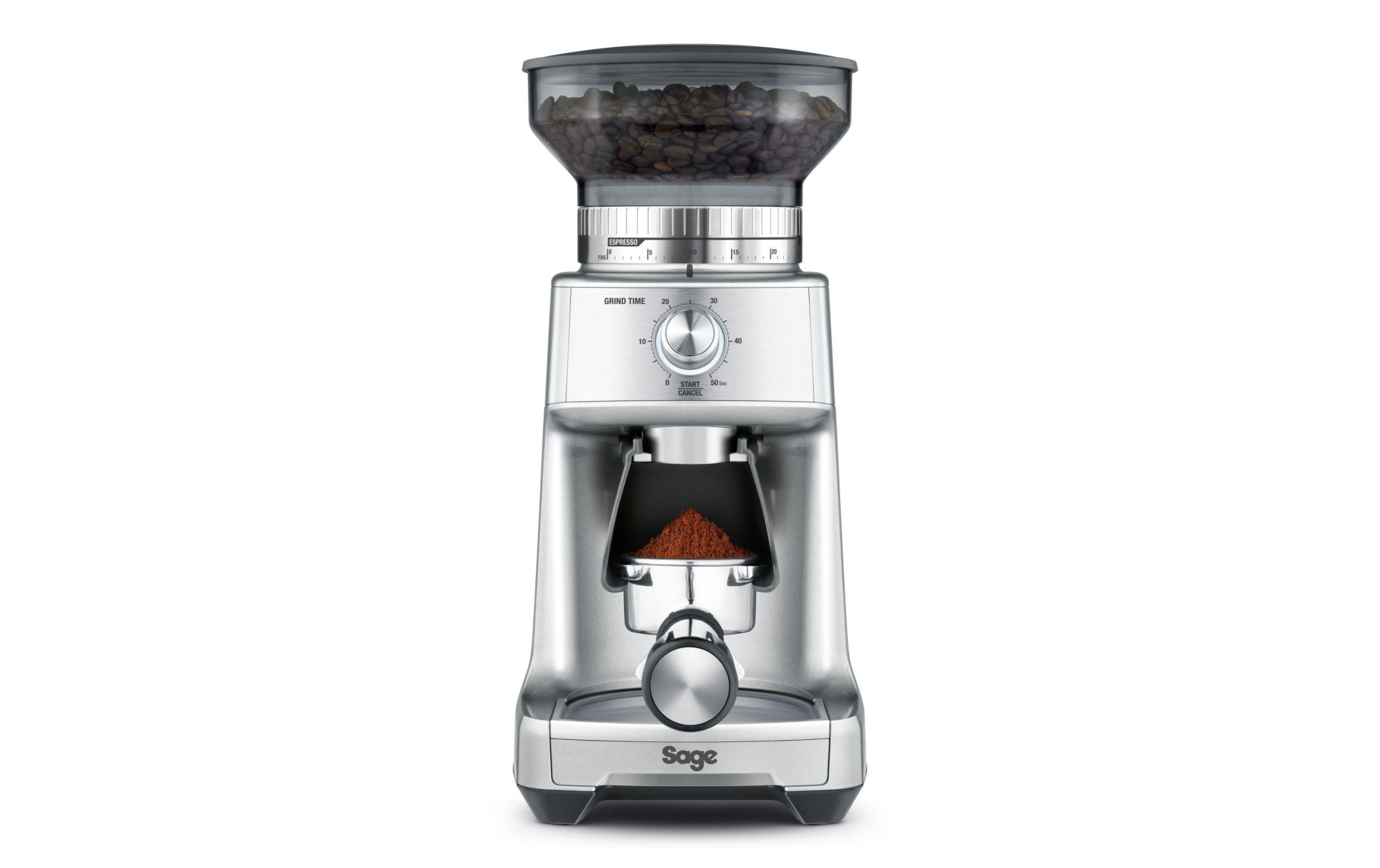 Sage Kaffeemühle Dose Control Pro Silber 3 Sage Kaffeemühle Dose Control Pro Silber