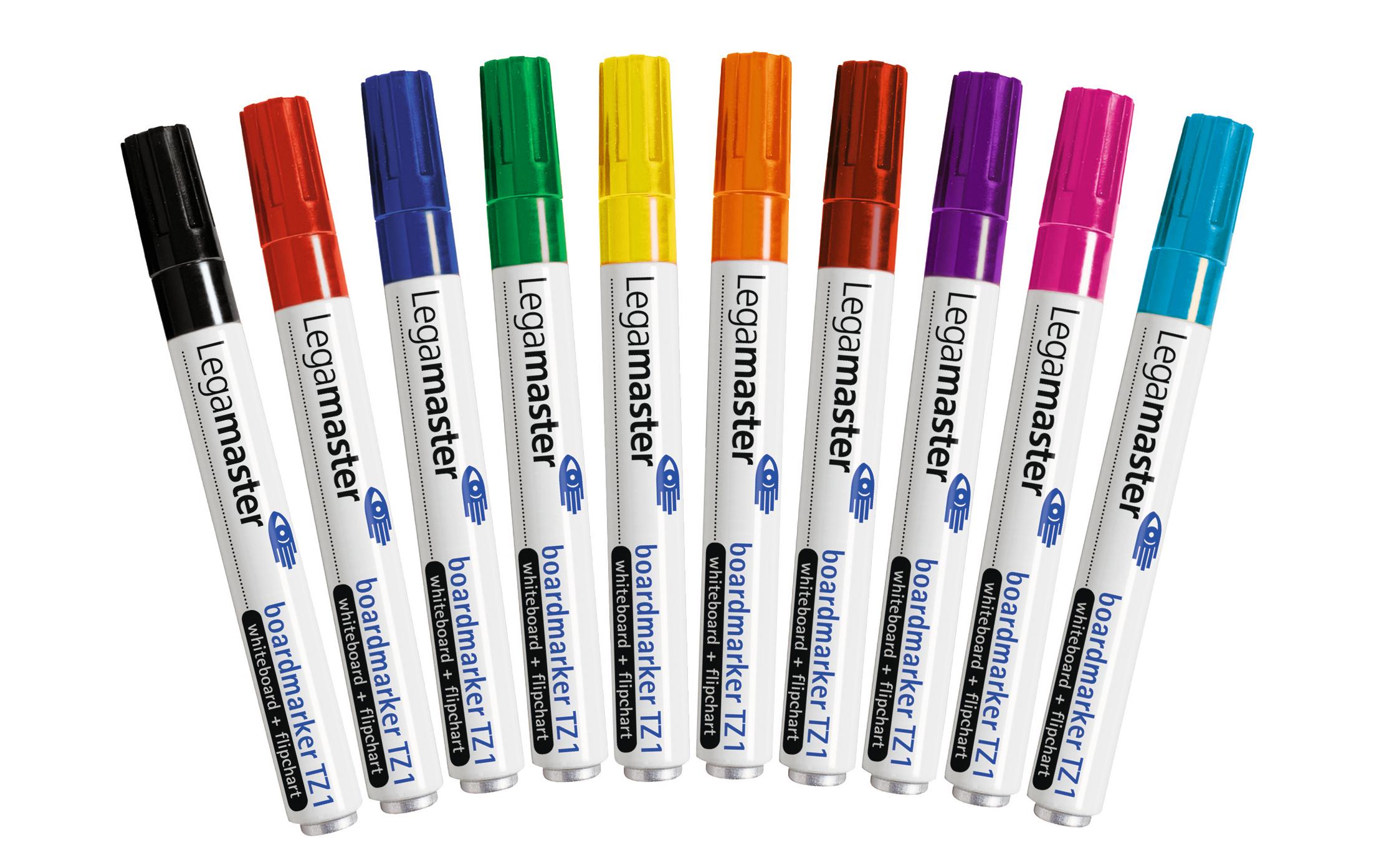 Legamaster Whiteboard-Marker TZ 1 10er-Set Assortiert 2