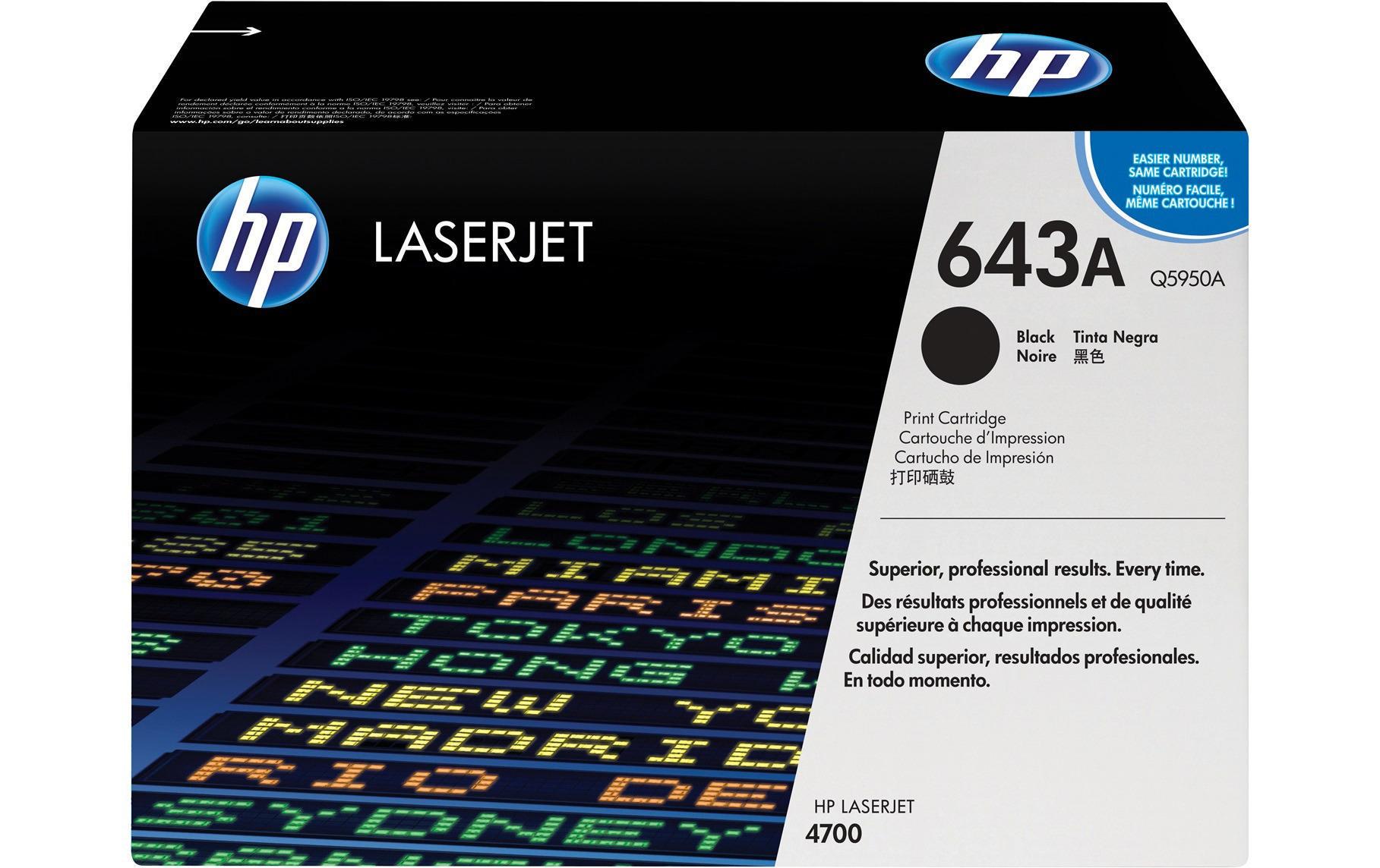 HP Toner Nr. 643A (Q5950A) Black 1
