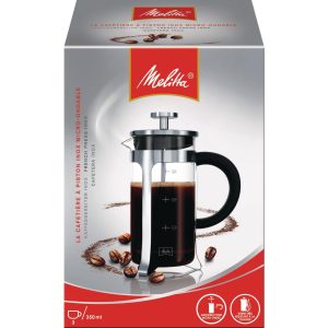 Melitta Kaffeebereiter Inox Glas 0.35 l, Silber