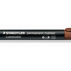 Staedtler Permanent-Marker Lumocolor 350 Braun, permanent