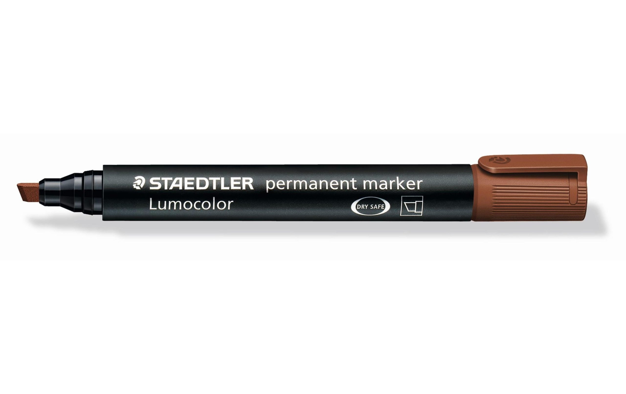 Staedtler Permanent-Marker Lumocolor 350 Braun, permanent 1 58107106 xxl3 scaled