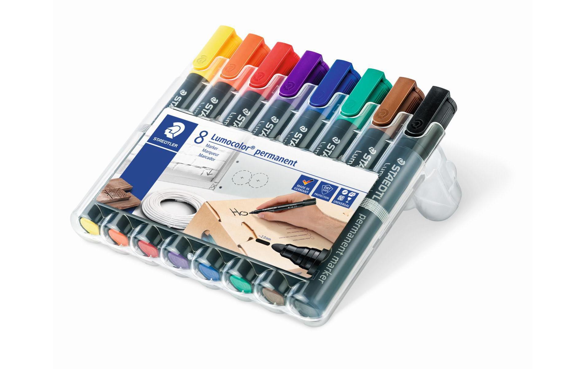 Staedtler Permanent-Marker Lumocolor 352 8er-Set, permanent 2