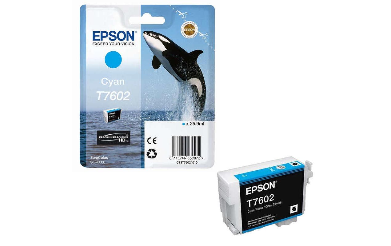 Epson Tinte C13T76024010 Cyan 1