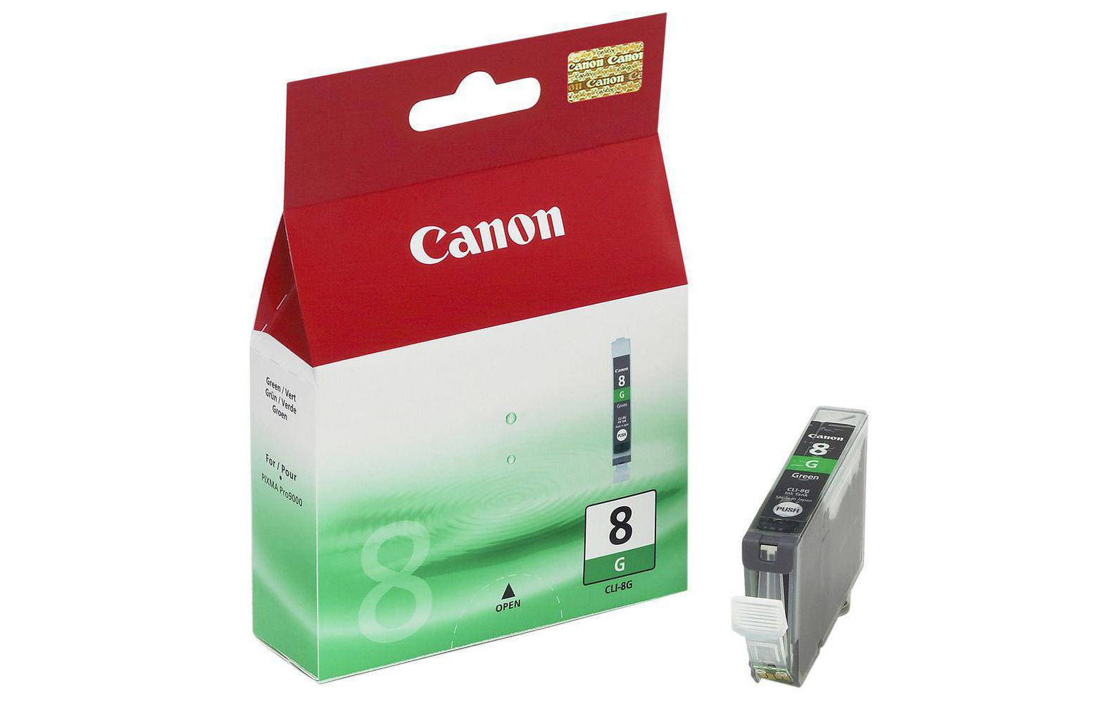 Canon Tinte CLI-8G / 0627B001 Green 3 Canon Tinte CLI-8G / 0627B001 Green