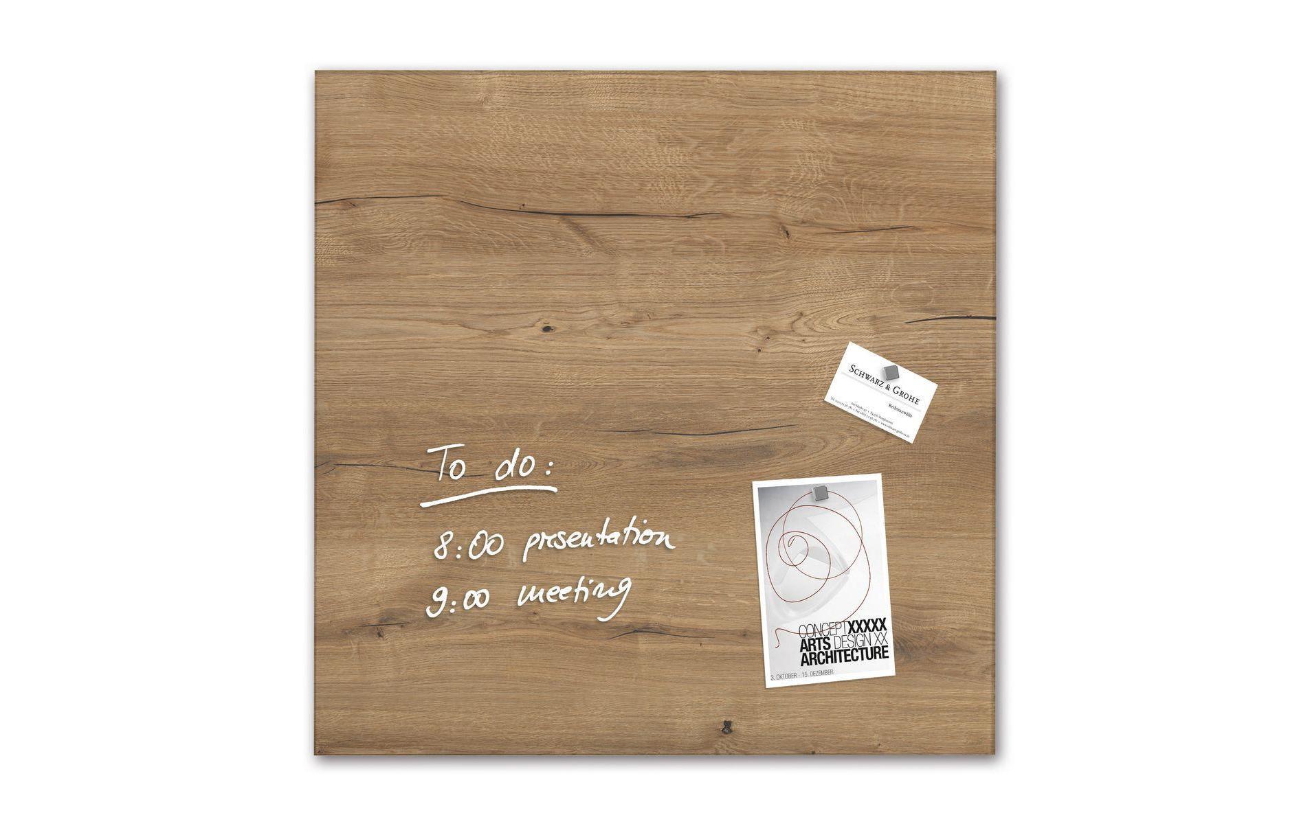 Sigel Magnethaftendes Glassboard Artverum 48 cm x 48 cm, Beige 3 Sigel Magnethaftendes Glassboard Artverum 48 cm x 48 cm, Beige