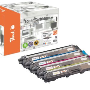 Peach Tonerset für Brother TN-245 BK, C, M, Y
