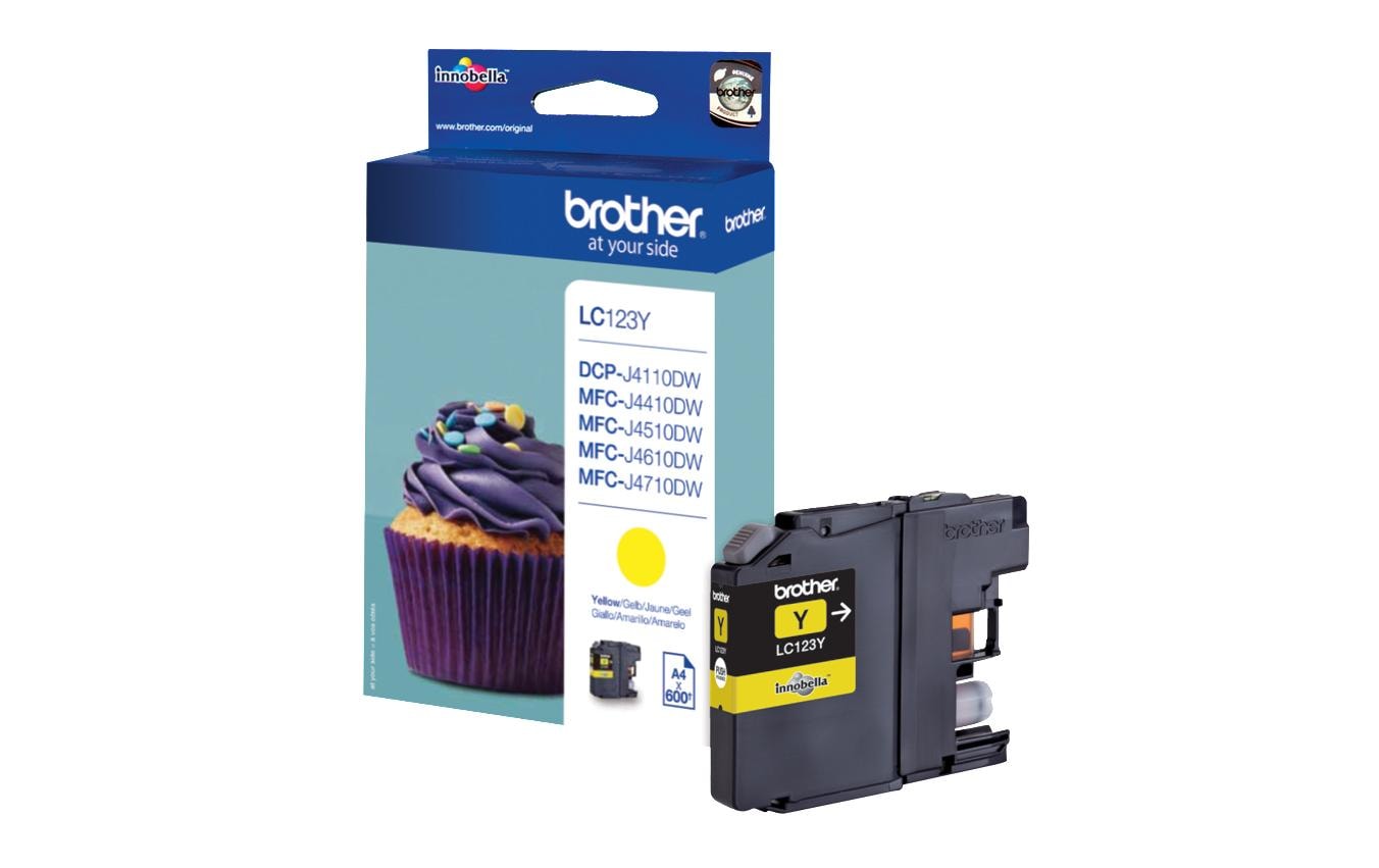 Brother Tinte LC-123Y Yellow 3 Brother Tinte LC-123Y Yellow