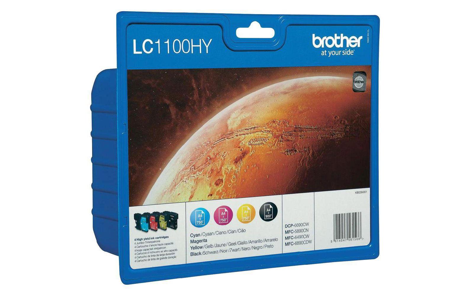 Brother Tinte LC-1100HYVALBP 3 Brother Tinte LC-1100HYVALBP