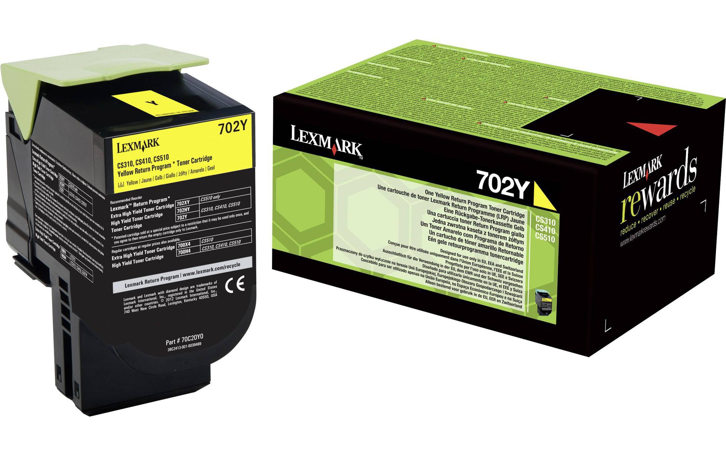 Lexmark Toner 70C20Y0 Yellow 2