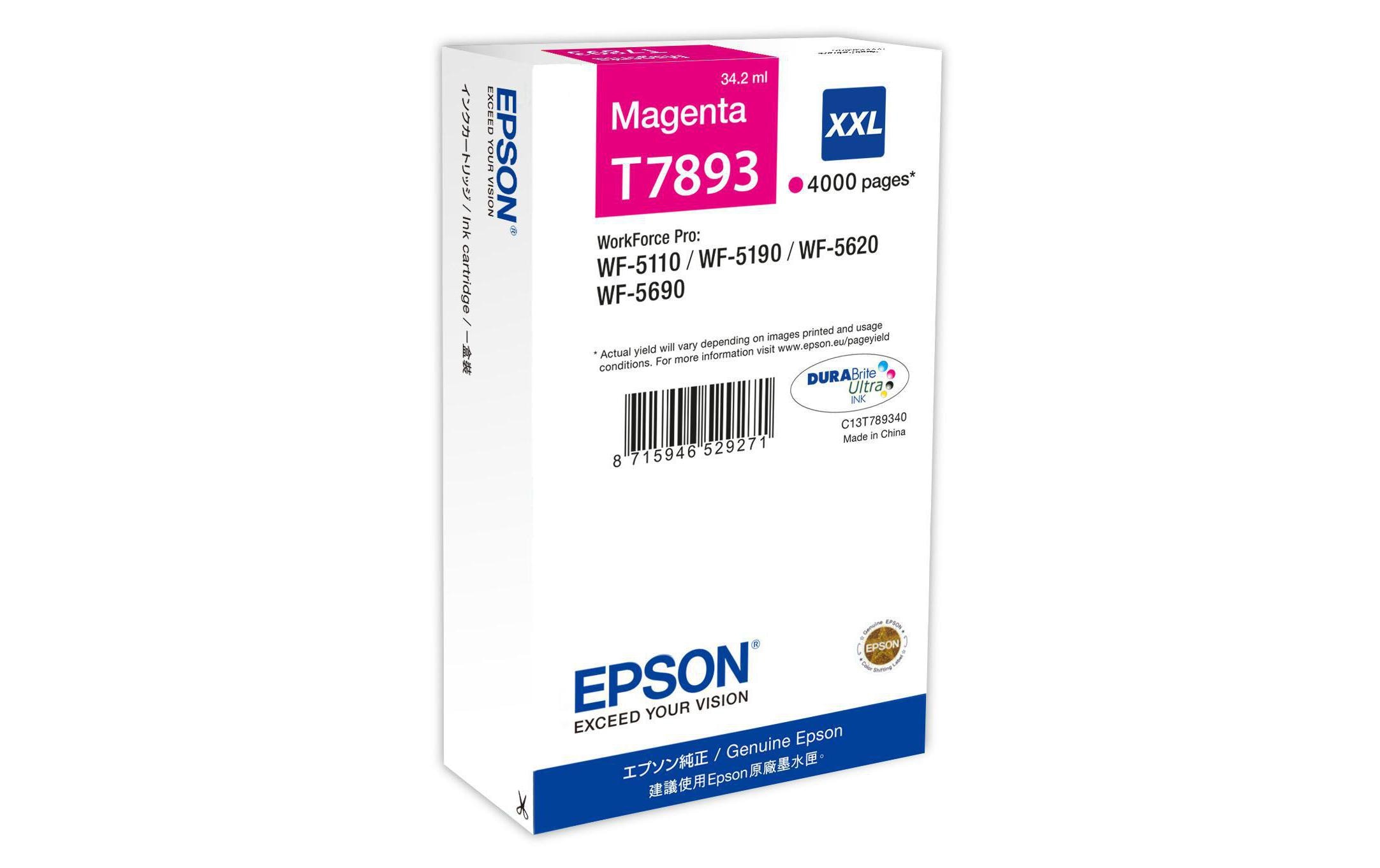 Epson Tinte C13T789340 Magenta 3 Epson Tinte C13T789340 Magenta