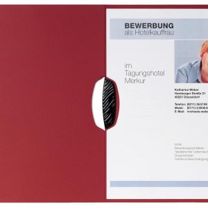 Pagna Bewerbungsmappe A4 Swing Rot