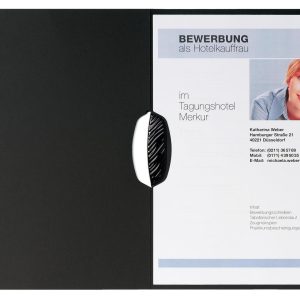 Pagna Bewerbungsmappe A4 Swing Schwarz