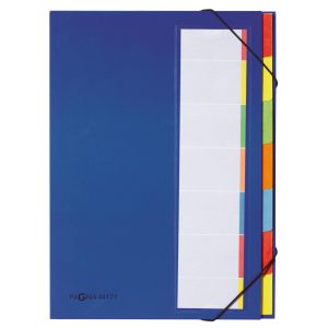 Pagna Ordnungsmappe A4 Premium Blau, 7 Fächer