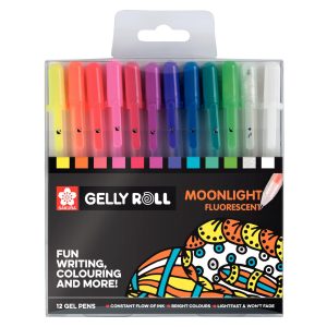 Sakura Gelschreiber Gelly Roll Moonlight Mehrfarbig, 12 Stück