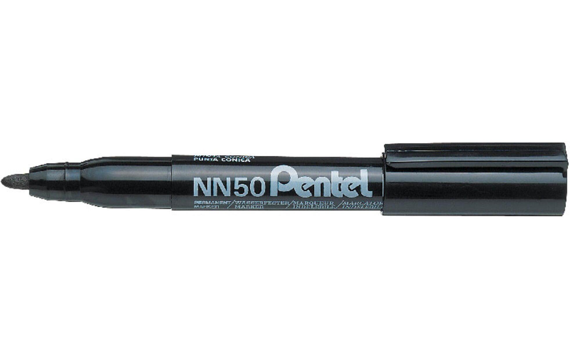 pentel Permanent-Marker Green-Label NN50 Schwarz 3 pentel Permanent-Marker Green-Label NN50 Schwarz