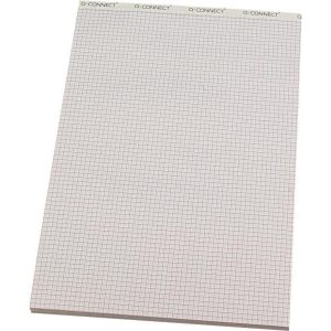 CONNECT Notizblock A4 4 mm, kariert, 100 Blatt