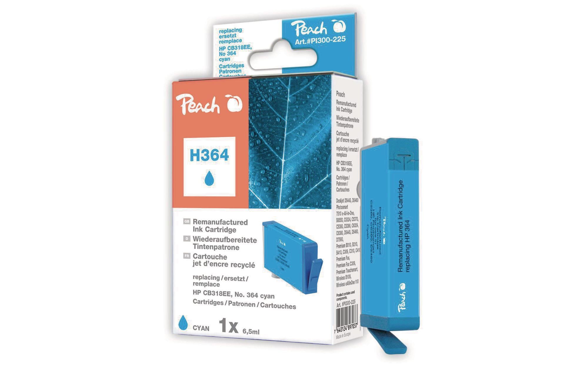 Peach Tinte für HP Nr. 364 (CB318EE) Cyan 1