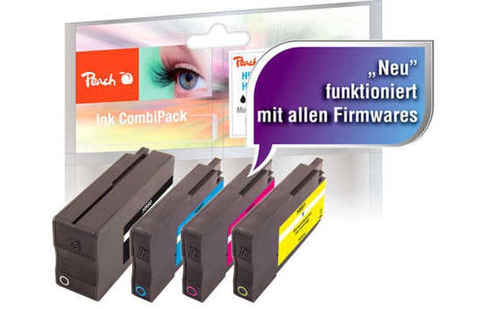 Peach Tintenset für HP Nr. 950 / 951 BK, C, M, Y 2
