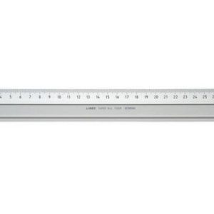 Linex Lineal Facette aus Aluminium, 30 cm