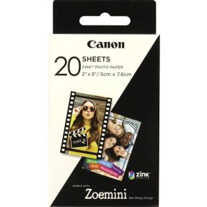 Canon Fotopapier ZINK ZP-2030  selbstklebend, 20 Blatt