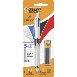 BIC Mehrfarbenkugelschreiber 4 Colours 3+1 HB 0.4 mm