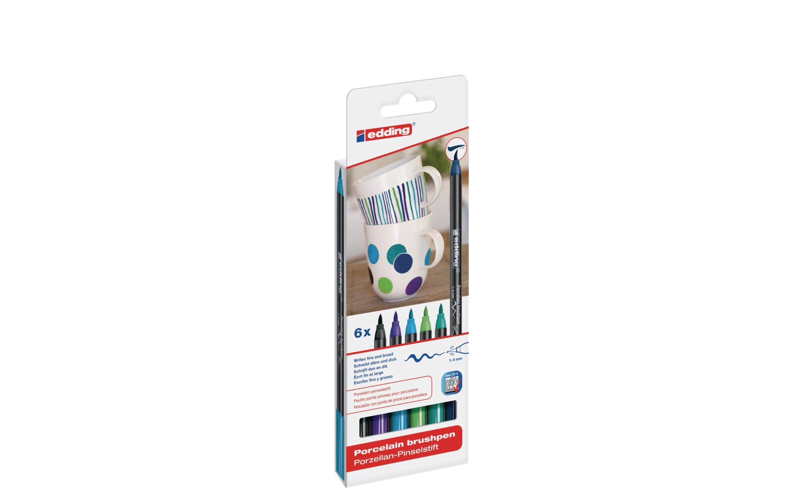 edding Porzellan- und Glasmarker 4200 E6 Cool, 6-er Set 1 58835954 xxl3 scaled