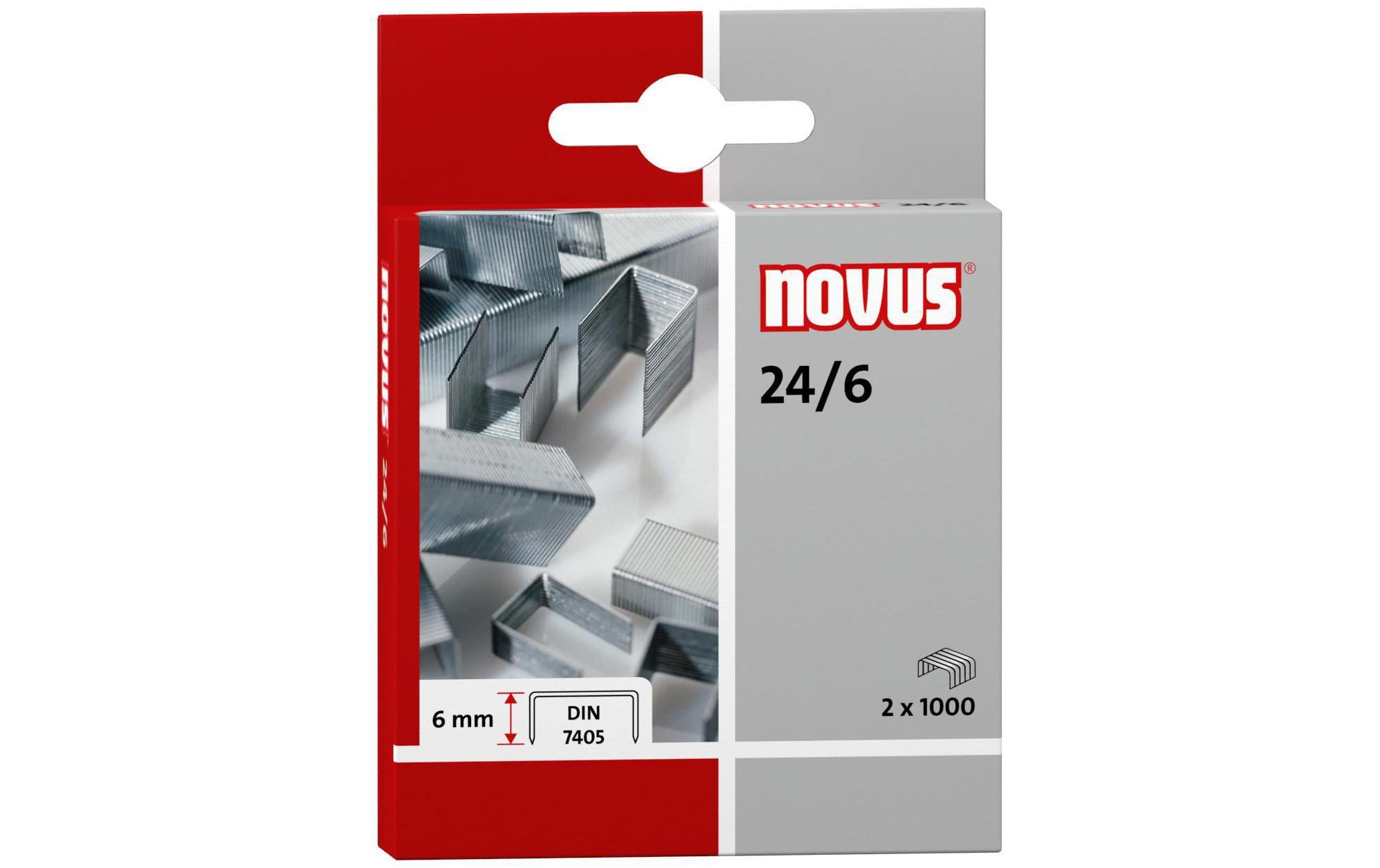 Novus Heftklammer 24/6 2000 Stück 3 Novus Heftklammer 24/6 2000 Stück
