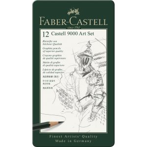 Faber-Castell Bleistift Castell 9000 8B-2H 12 Stück