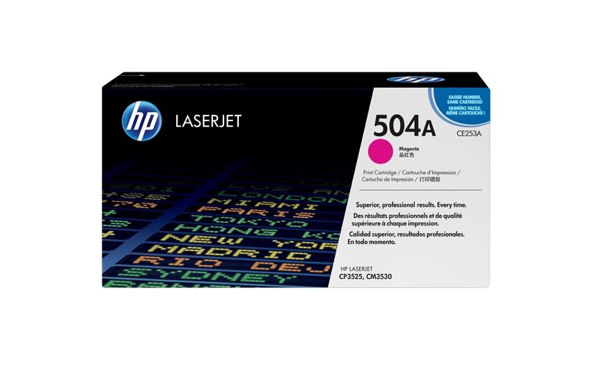 HP Toner Nr. 504A (CE253A) Magenta 3 HP Toner Nr. 504A (CE253A) Magenta