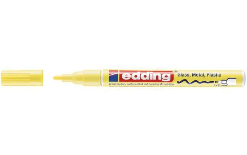 edding Lackmarker 751 CREA Pastellgelb 3 edding Lackmarker 751 CREA Pastellgelb