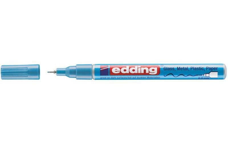edding Lackmarker 780 CREA Hellblau metallic 3 edding Lackmarker 780 CREA Hellblau metallic