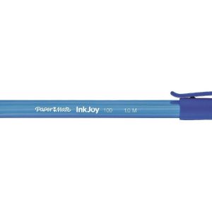 Paper Mate Kugelschreiber Inkjoy 100 Cap 1 mm, Blau, 50 Stück
