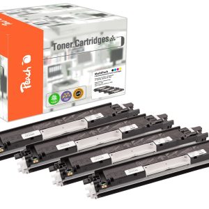 Peach Tonerset für HP Nr. 126A (CE31A) BK, C, M, Y