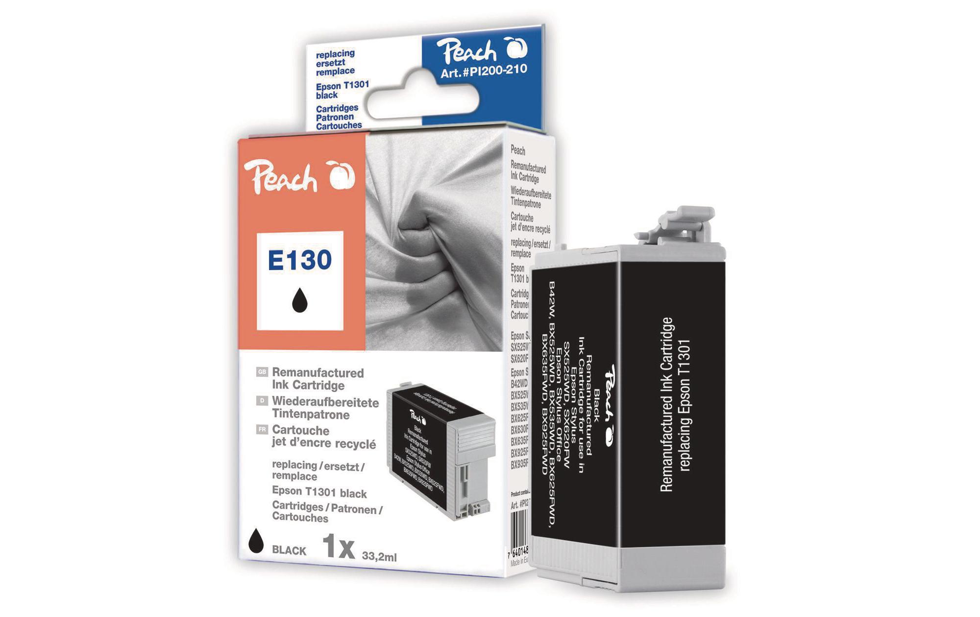 Peach Tinte für Epson T1301 Black 3 Peach Tinte für Epson T1301 Black
