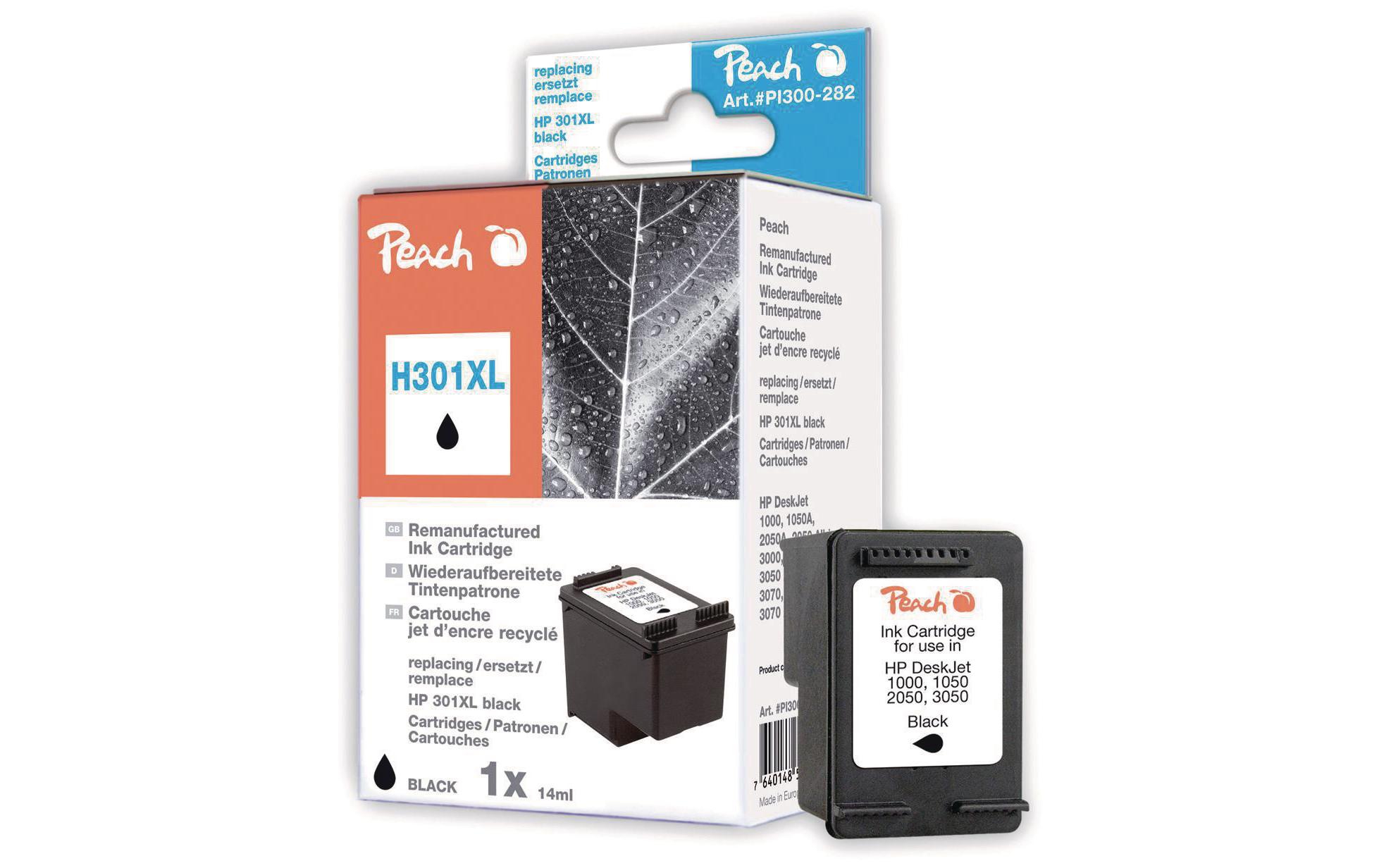 Peach Tinte für HP Nr. 301XL (CH563EE) Black 1