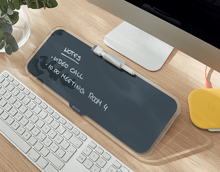 Leitz Glassboard Desktop-Memoboard Grau – Bild 3