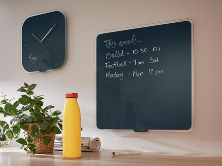 Leitz Cosy Whiteboard aus Glas 45 x 45 cm, Grau 6 Leitz Cosy Whiteboard aus Glas 45 x 45 cm, Grau – Bild 4