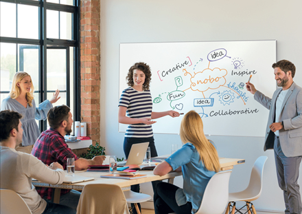 Nobo Magnethaftendes Whiteboard Impression Pro 45 cm x 60 cm 7 Nobo Magnethaftendes Whiteboard Impression Pro 45 cm x 60 cm – Bild 5