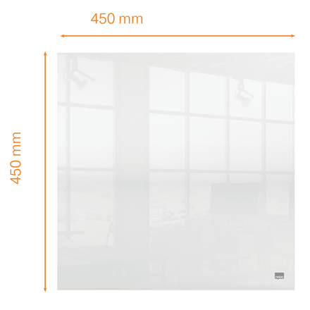 Nobo Acryl-Notiztafel Whiteboard Acryl 45 cm x 45 cm, Transparent 7 Nobo Acryl-Notiztafel Whiteboard Acryl 45 cm x 45 cm, Transparent – Bild 5