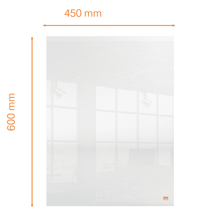 Nobo Acryl-Notiztafel Whiteboard Acryl 45 cm x 60 cm, Transparent 7 Nobo Acryl-Notiztafel Whiteboard Acryl 45 cm x 60 cm, Transparent – Bild 5