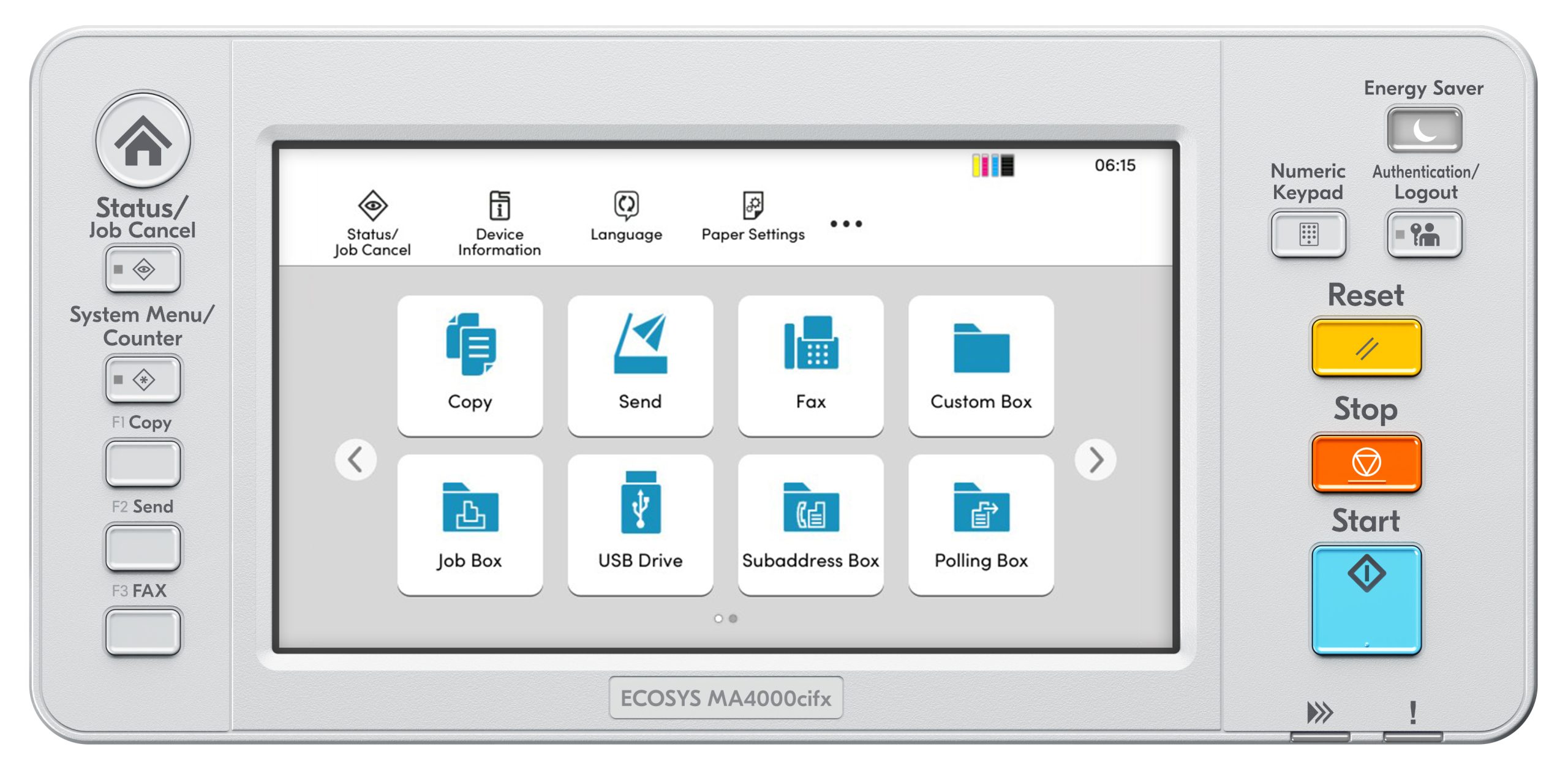Kyocera Multifunktionsdrucker ECOSYS MA4000cifx 10 Kyocera Multifunktionsdrucker ECOSYS MA4000cifx – Bild 8