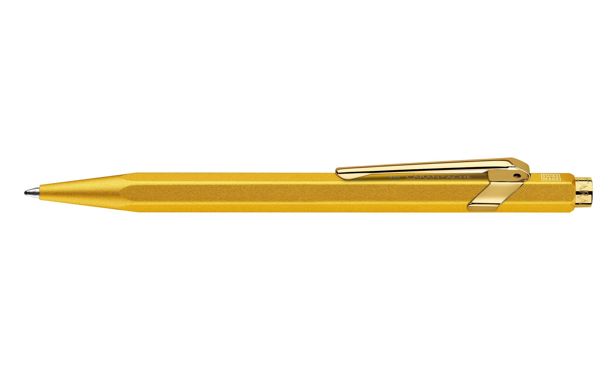 Caran d'Ache Kugelschreiber 849 Goldbar Medium (M), Gold 1