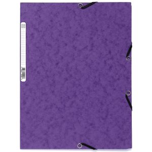 Exacompta Gummibandmappe A4 Violett, 250 Blatt