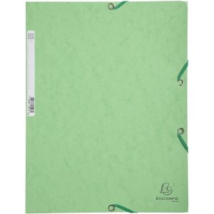 Exacompta Gummibandmappe A4 Hellgrün, 250 Blatt