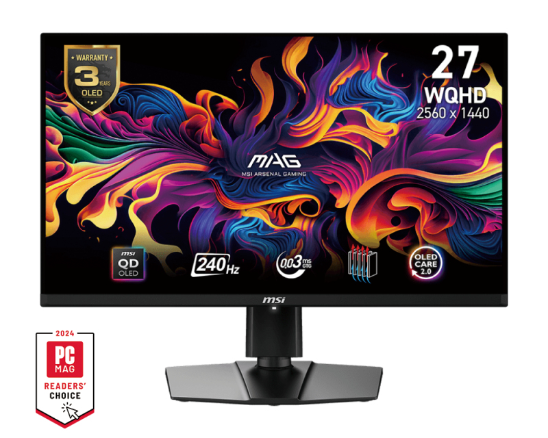 MSI Monitor MAG 271QPXDE QD-OLED E2 5 MSI Monitor MAG 271QPXDE QD-OLED E2 – Bild 3