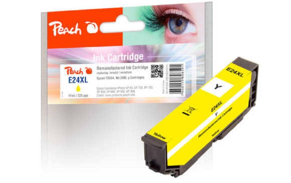 Peach Tinte für Epson T2434, No 24XL Yellow 3 Peach Tinte für Epson T2434, No 24XL Yellow