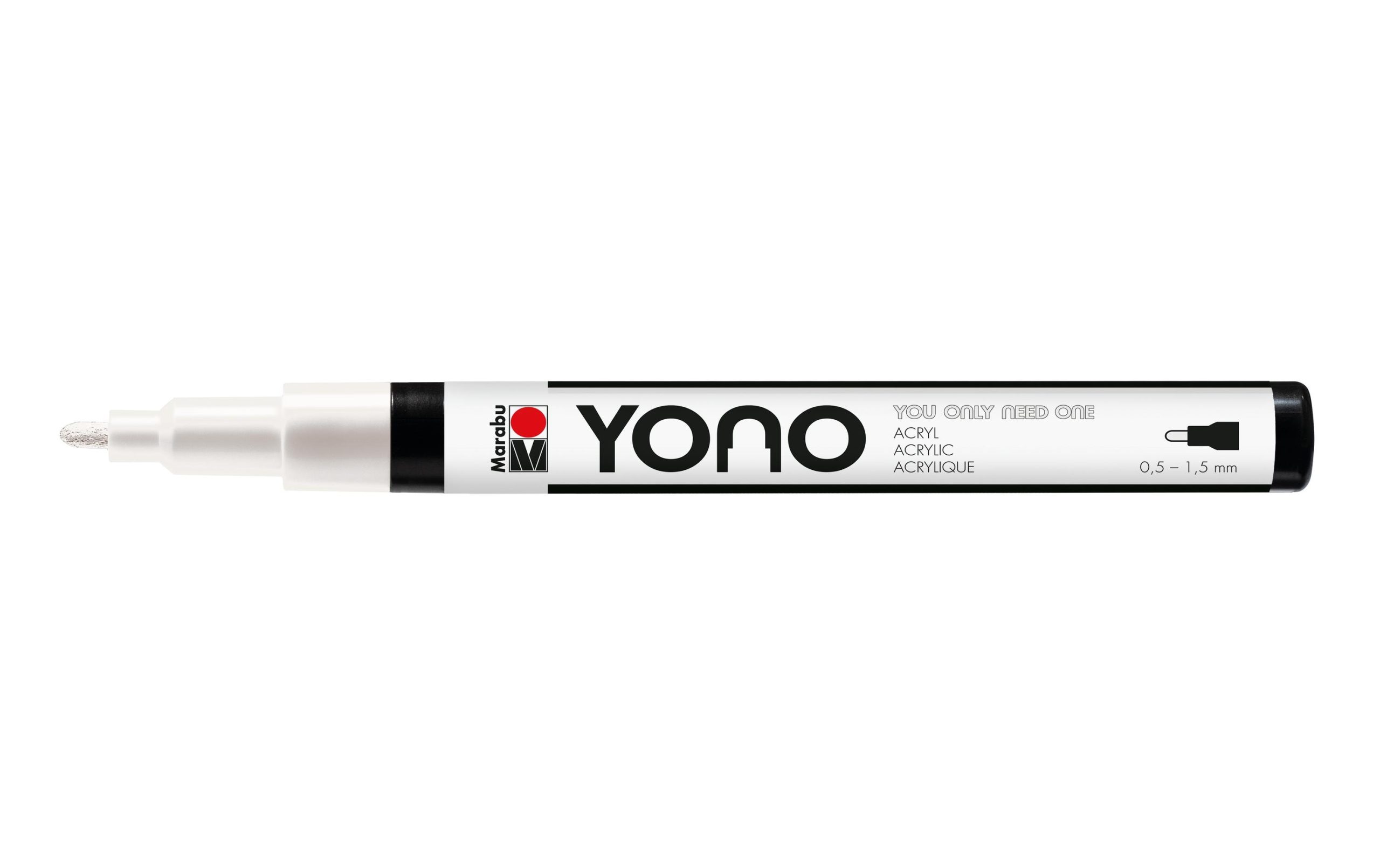 Marabu Acrylmarker YONO 0.5 - 1.5 mm Weiss 3 Marabu Acrylmarker YONO 0.5 - 1.5 mm Weiss