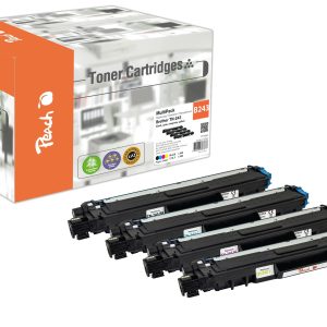 Peach Toner für Brother TN-243 BK, C, M, Y
