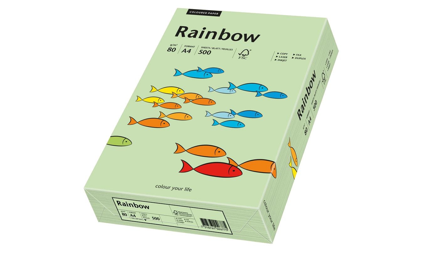 Rainbow Kopierpapier Rainbow 80 g/m² A4, Mittelgrün 2